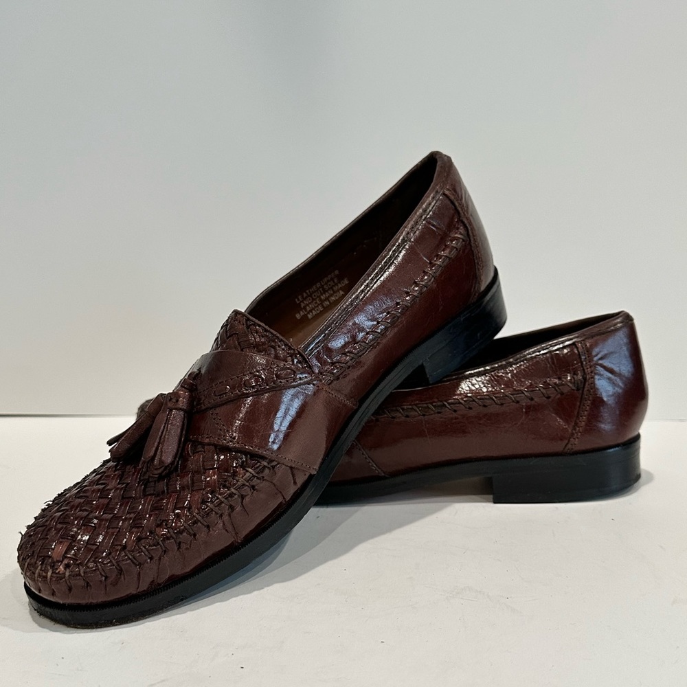 Vintage Nunn Bush Men’s Leather Dress Loafers Sz 9 M w/inserts